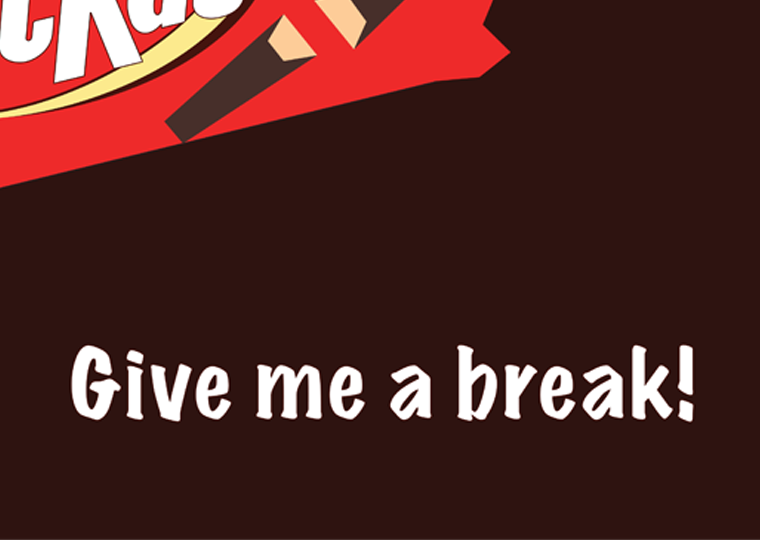 zoomed in on give me a break